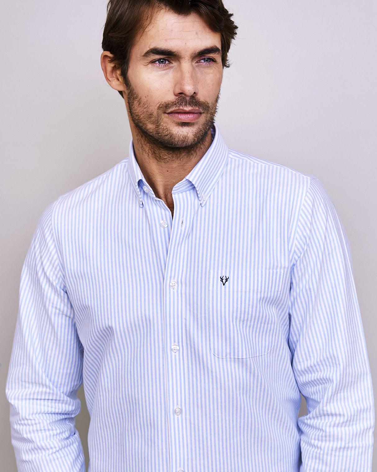 Blue-Stripe-Varsity-Oxford-Cotton-Shirt