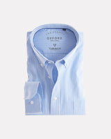 Blue Stripe Varsity Oxford Cotton Shirt
