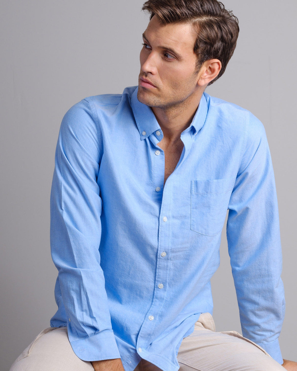Blue-Varsity-Oxford-Cotton-Shirt