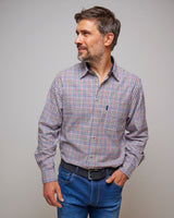 White Check 100% Brushed Cotton Shirt