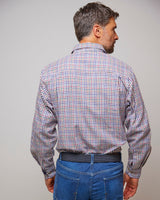 White Check 100% Brushed Cotton Shirt