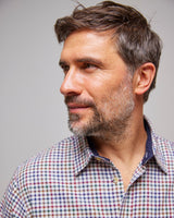 White Check 100% Brushed Cotton Shirt