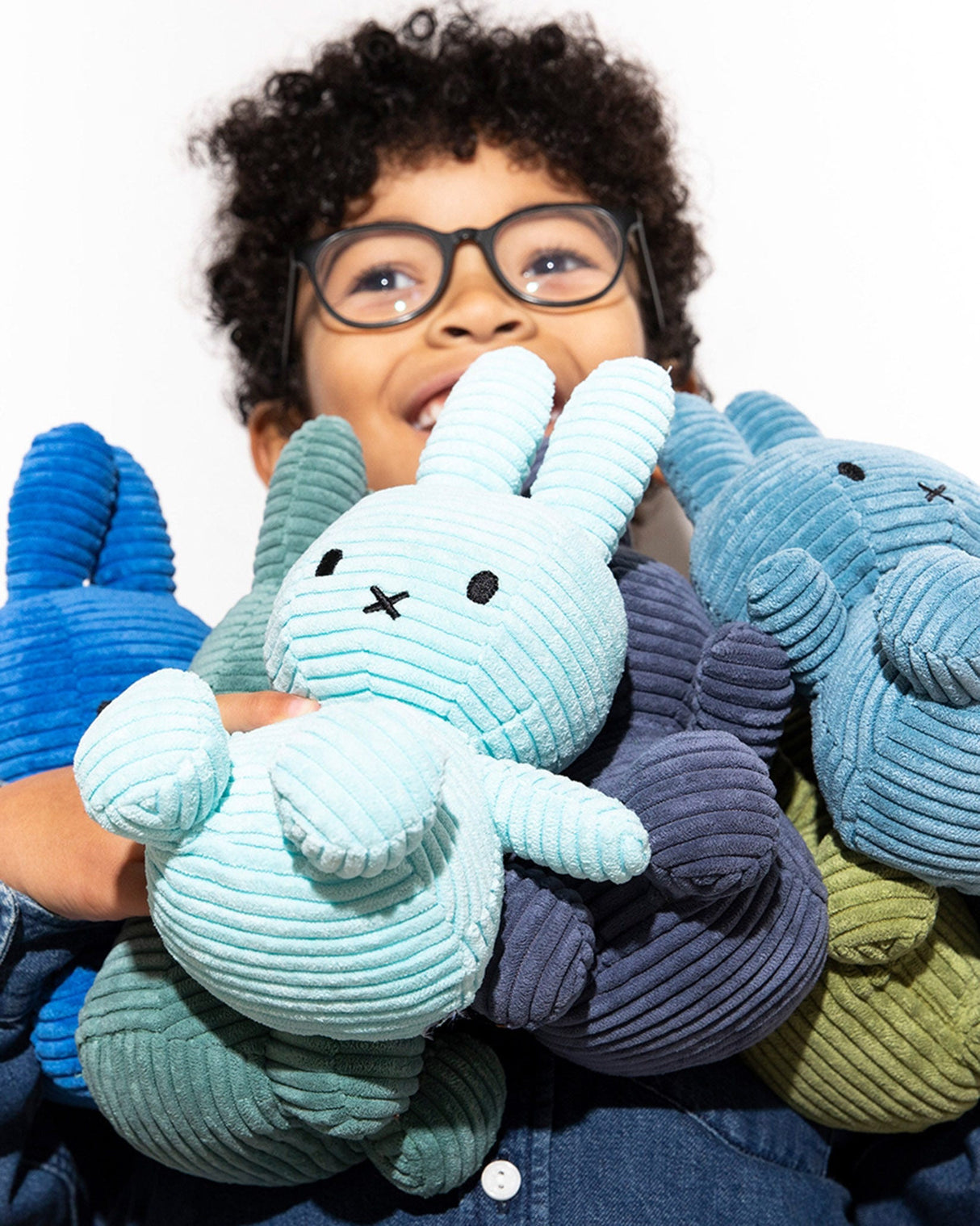 Aviator Blue ECO Corduroy 23cm Miffy Soft Toy