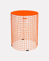Orange-Small-Round-Wire-Pedestal