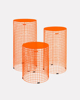 Orange-Small-Round-Wire-Pedestal