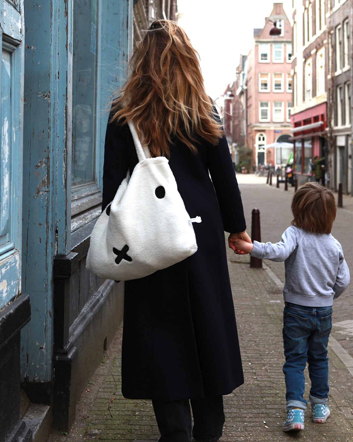 Cream ECO Teddy 60cm Miffy Shopping Bag