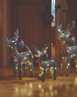 Battery Light-Up Cupid Reindeer Decoration