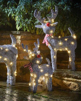 Battery Light-Up Cupid Reindeer Decoration