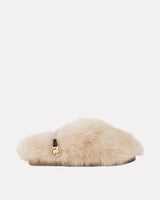 Chestnut Meribel Fluffy Sheepskin Slip-In Shoes