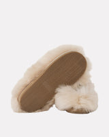 Chestnut Meribel Fluffy Sheepskin Slip-In Shoes