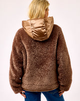 Coffee Teddy Reversible Jacket