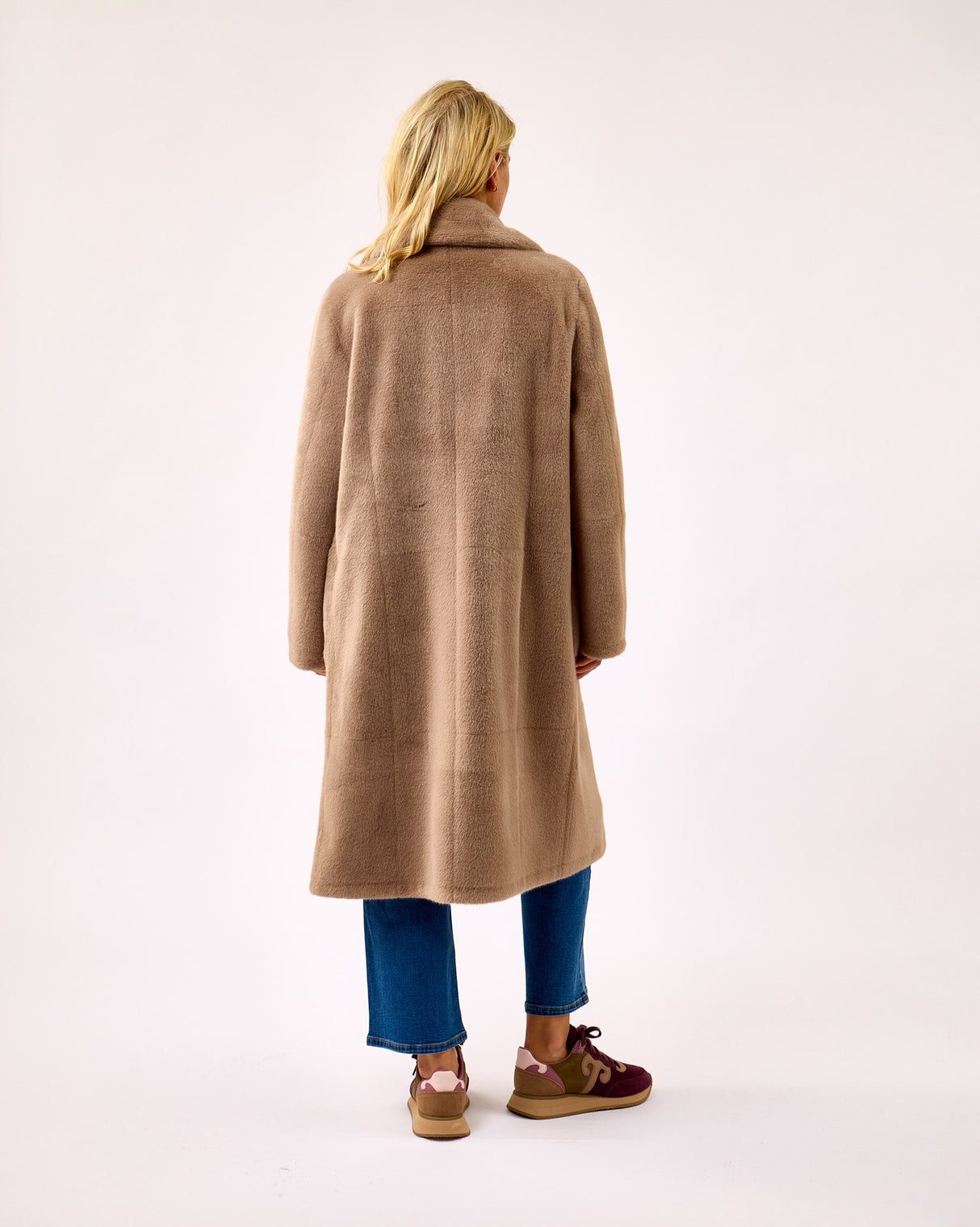 Macchiato Faux Fur Reversible Coat