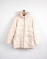 Cream Reversible Long Jacket