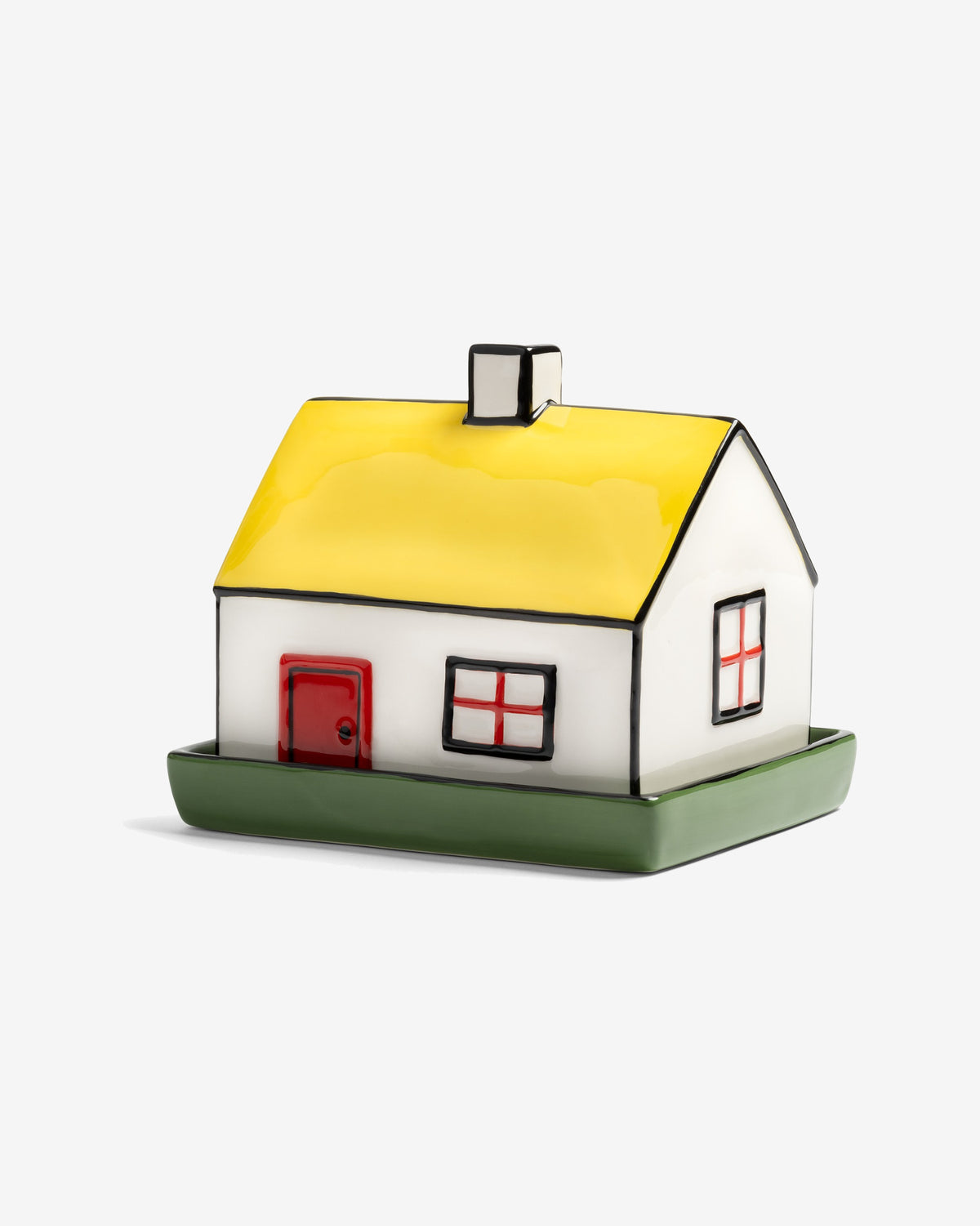 Hal Haines Dolomite Cottage Butter Dish