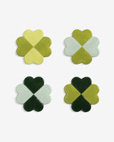 Lucky Clover Dolomite Coasters - Set of 4