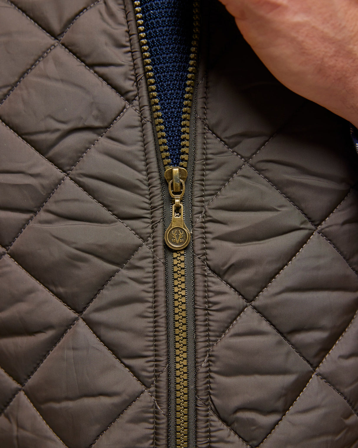 Green Fleece Lined Gilet
