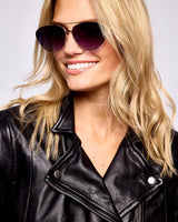Black Frances Leather Jacket