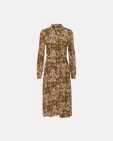 Crabapple Leaf Shelby Shirt Dress