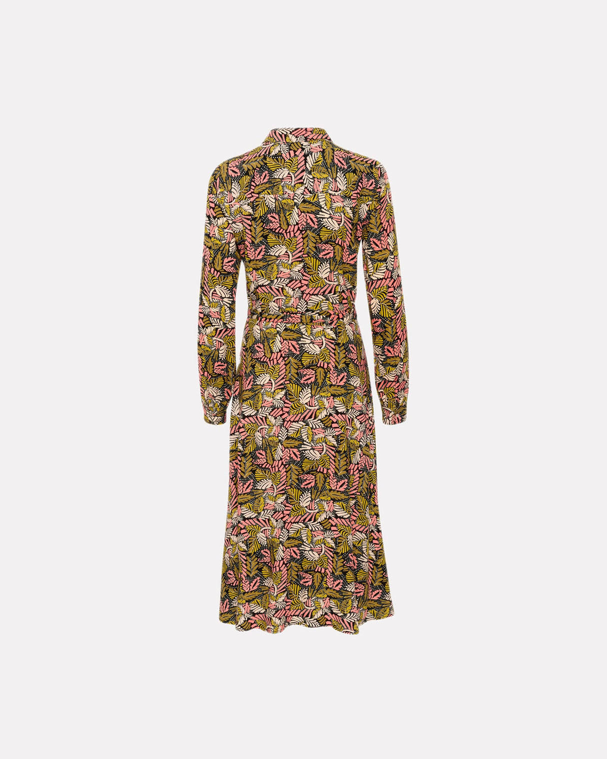 Crabapple Leaf Shelby Shirt Dress