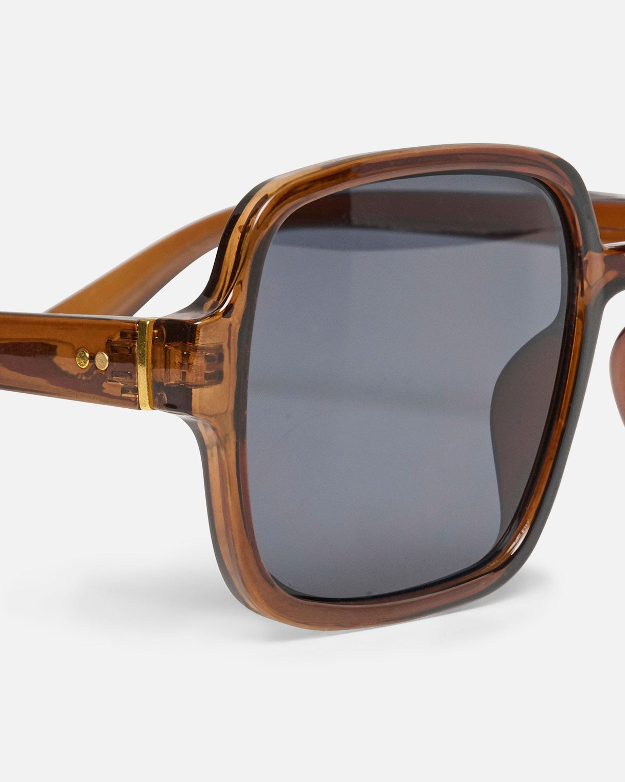 Brown Olive Saida Sunglasses