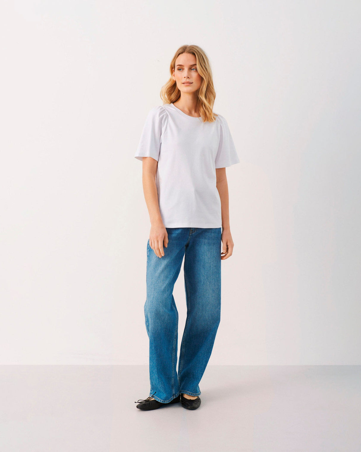 Bright White Imalea Organic Cotton T-Shirt