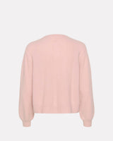Silver-Pink-Ninell-Mohair-Blend-Knit-Cardigan