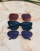 Gold Elni Sunglasses