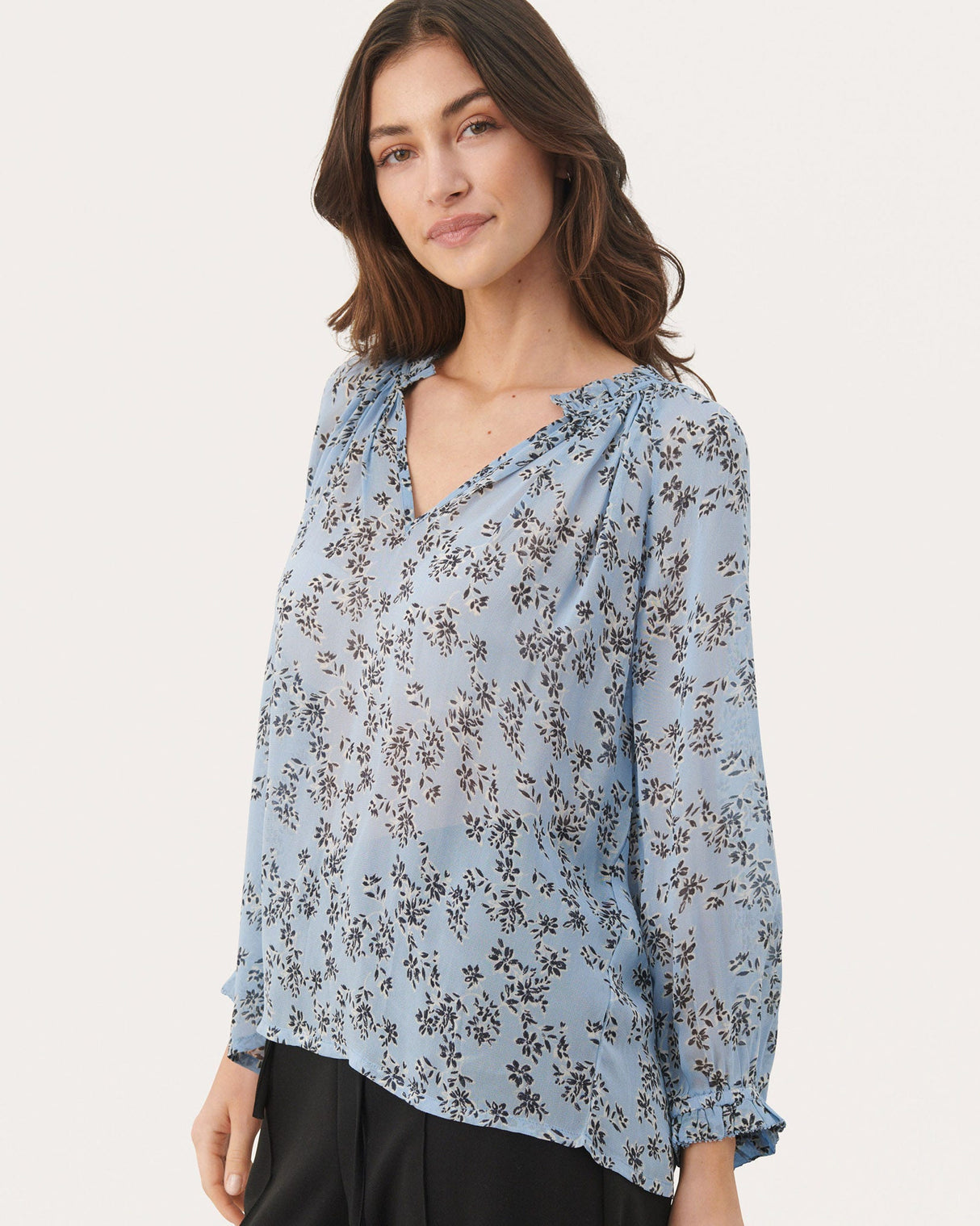Faded-Denim-Floral-Print-Elsia-Sheer-Blouse