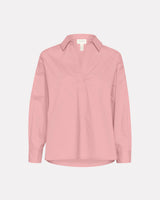 Silver-Pink-Lynne-Cotton-Collared-Shirt