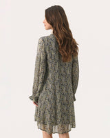 Rosin Paisley Print Botella Sheer Dress