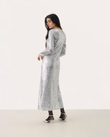 Silver Maliah Sequin Dress