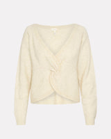 French Oak Marcelina Twist-Back Pullover