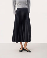 Dark-Navy-Vaneda-Pleated-Midi-Skirt