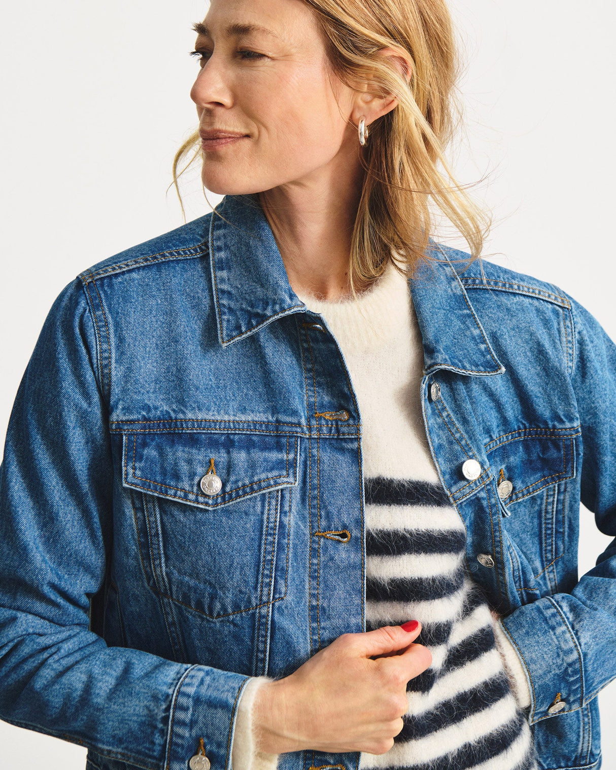 Medium Blue Nichole Denim Jacket