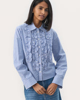 Amparo-Blue-Pranvera-Stripe-Ruffle-Shirt-