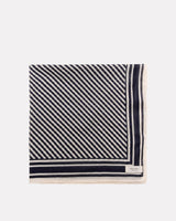 Dark Navy Stripe Phip Scarf