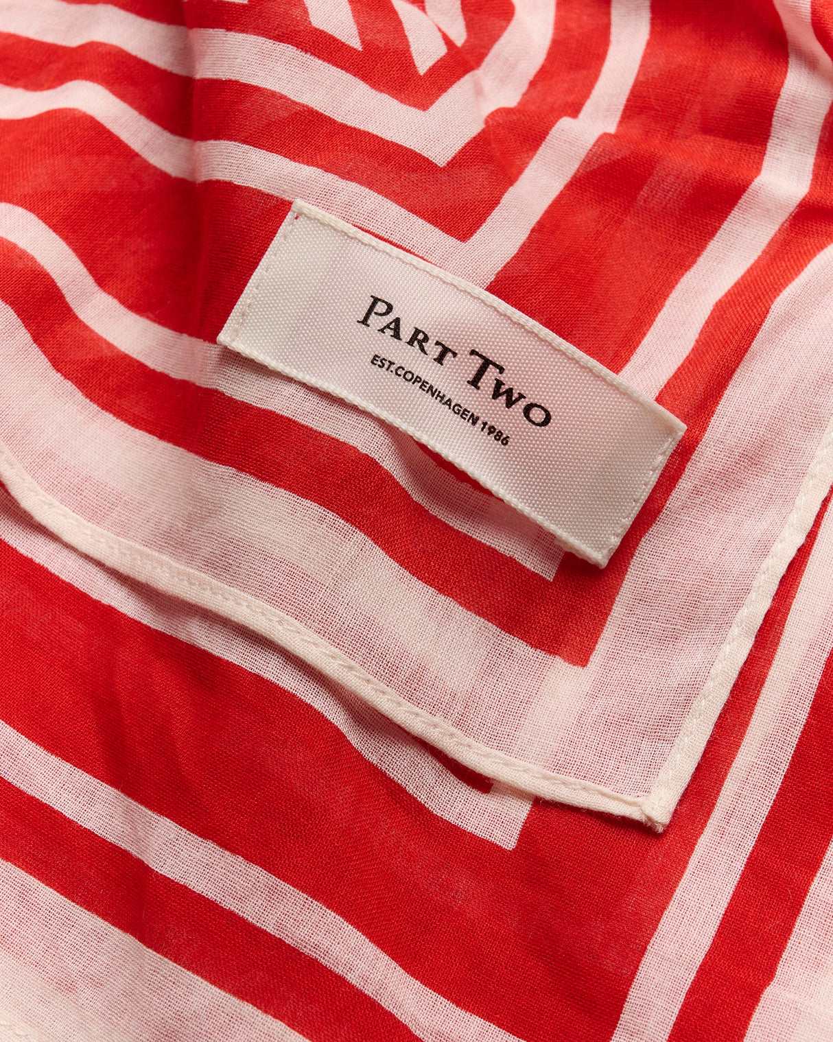 Mars Red Stripe Phip Scarf