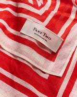 Mars Red Stripe Phip Scarf