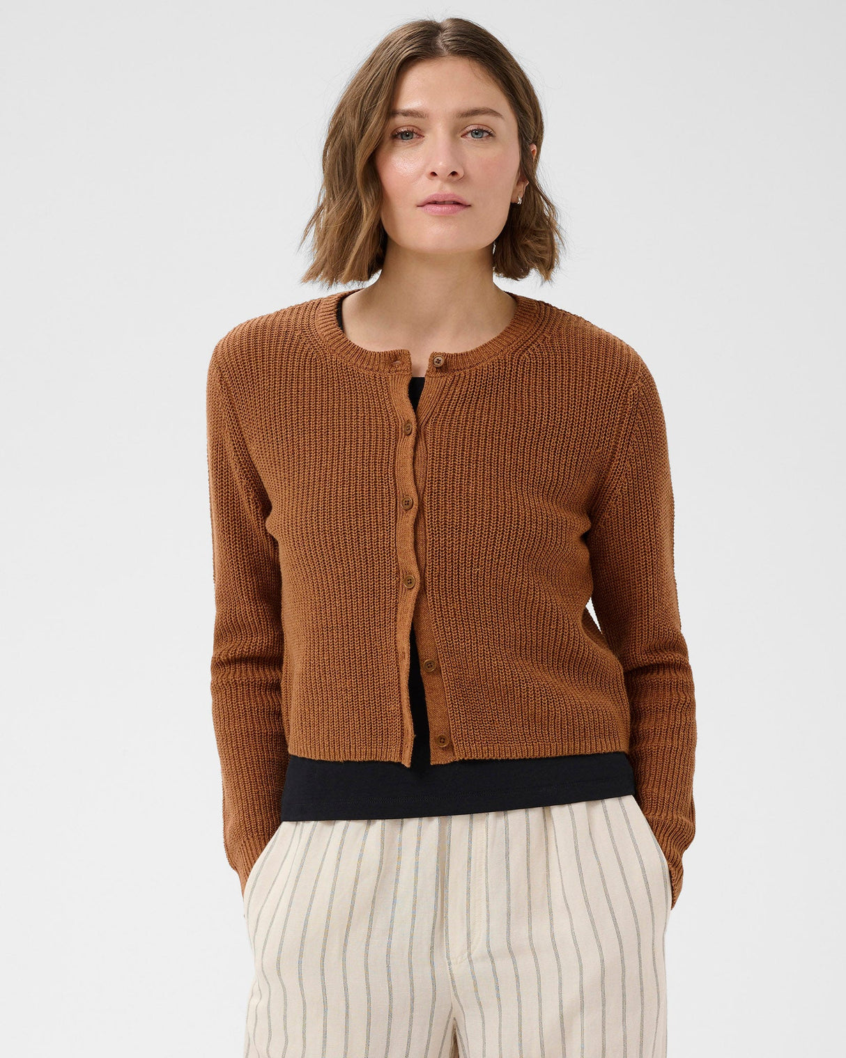 Argan-Oil-Gigia-Linen-Blend-Knit-Cardigan