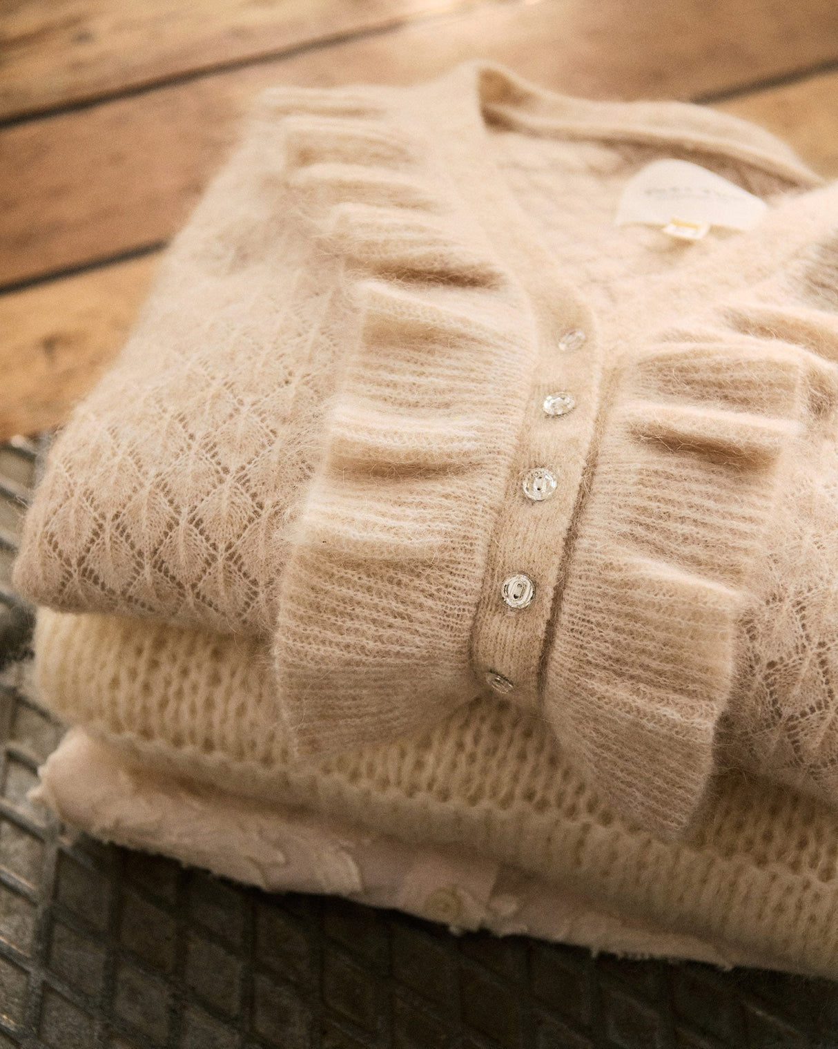 French Oak Melange Umay Knit Jumper