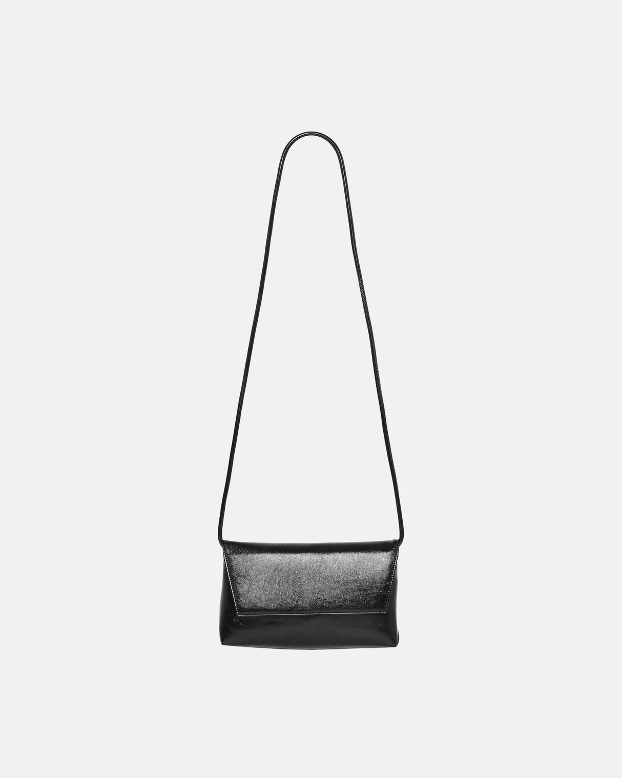 Black Structured Vlora Cross Body Bag