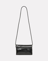 Black Structured Vlora Cross Body Bag
