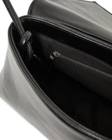 Black Structured Vlora Cross Body Bag