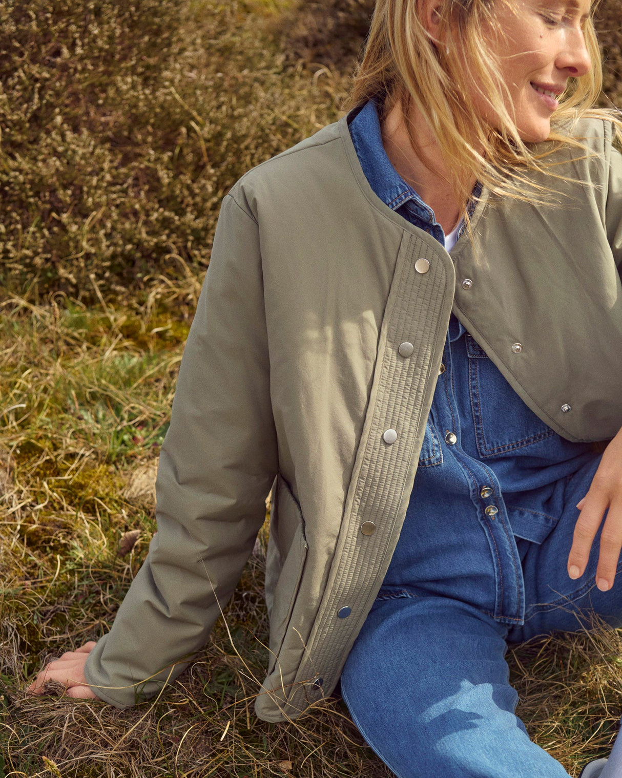 Vetiver Green Yamina Jacket