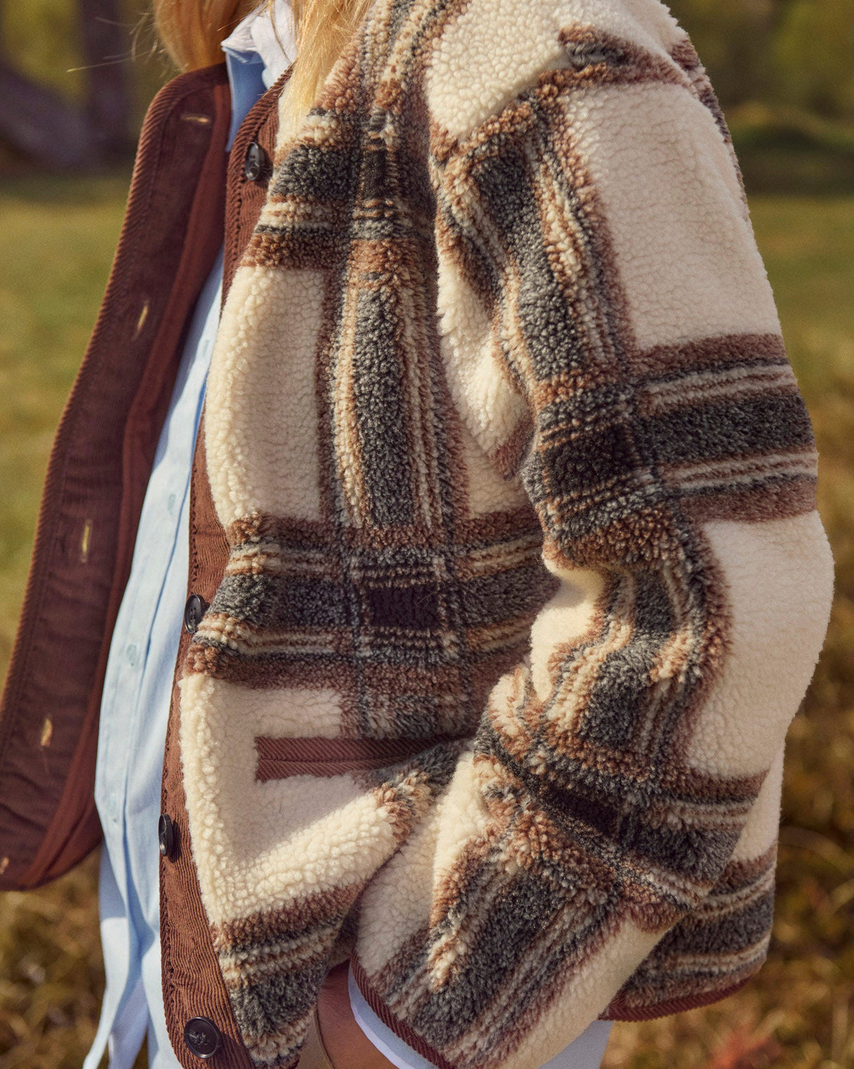 Brown Check Ysabell Jacket