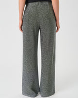 Black Shimmer Vibekke Wide Leg Pants