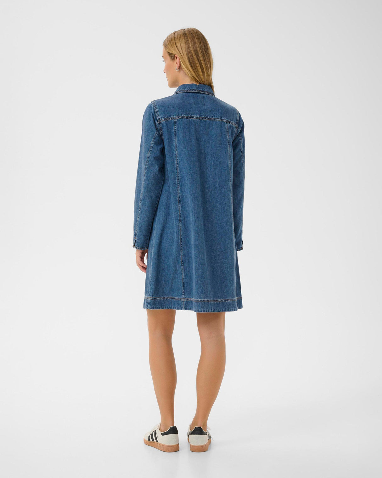 Medium Blue Yalia Denim Dress