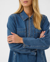 Medium Blue Yalia Denim Dress
