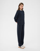 Dark Navy Blue Zena Trousers