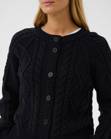 Dark Navy Zayra Knit Cardigan